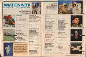 VINTAGE AVIATION WEEK UND SPACE TECHNOLOGY JAN 1995 NASA SPACE GUTER ZUSTAND - Bild 1 von 2
