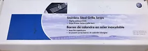 New OEM VW Mk4 Golf GTI Chrome Stainless Front Grill Strips ZVW312002 - Foto 1 di 2
