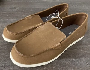 Boys' Alden Faux Suede Slip-On Loafers Cognac - Cat & Jack - SIZE 6 New - Picture 1 of 5