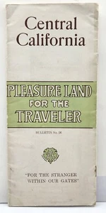 Central California Treasure Land for the Traveler No. 26 Brochure Souvenir - Picture 1 of 14