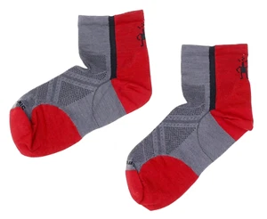 Smartwool L12038 Unisex Red/Grey Phd Cycle Ultra Light Mini Socks Size M - Picture 1 of 3