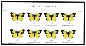 US 5346 California Dogface Butterfly 70c - Forever Header Plt Nero di 8 - MNH - Foto 1 di 1