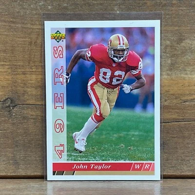 1993 Upper Deck Football Card #258 John Taylor San Francisco 49ers - Image 1 of 2