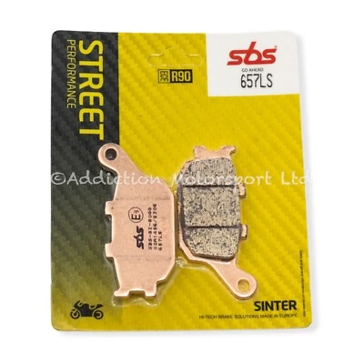 SBS Sinter Rear Brake Pads for Suzuki GSX1300 B-King 2007 - 657LS - Image 1 of 2