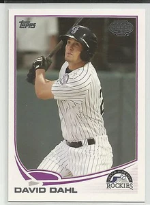 Tarjeta debut de ligas menores David Dahl Colorado Rockies 2013 Topps Pro - Imagen 1 de 1