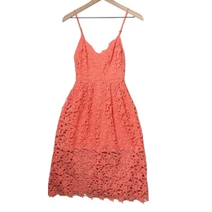 ASTR The Label Lace Midi Dress Pink Adjustable Spaghetti Straps Women’s Size S - Picture 1 of 11