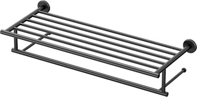 NUEVO Toallero Gatco 4247MX Latitude II, 24 pulgadas, negro mate/montado en la pared  Foto 1 de 4