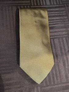 Vintage Brooks Brothers NWT repp pure silk olive green tie Made in USA 57.5" - Picture 1 of 8