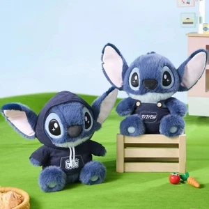 Stitch Hoodie Plush - Overalls Stuffed Toy Character - Picture 1 of 26