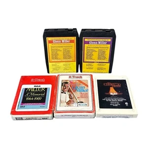 5 Glenn Miller 8-Track Tape Lot RCA Stereophonic - Foto 1 di 6