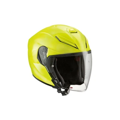 Original BMW Motorcycle Jet Helmet Sao Paulo Neon Yellow - Image 1 of 3