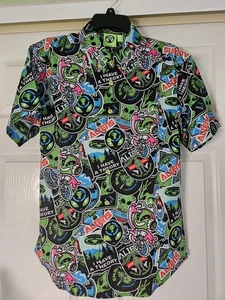 Game Theory Merch "HR Approved Vacation Shirt" Herren Gr. XS UFO Aliens Matpat - Bild 1 von 3
