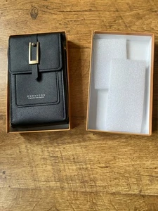 Endaycon neu schwarz Handtasche Umhängegurt doppelter Reißverschluss Taschen Handytasche c Bilder - Bild 1 von 10