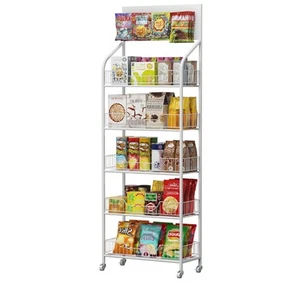 5 Tier Supermarket Retail Display Rack, Commercial Metal Snack Candy Display ... - Picture 1 of 9