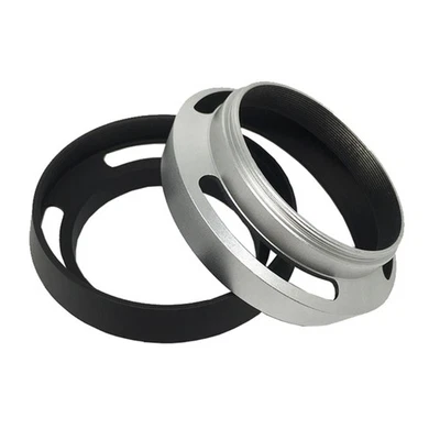 Camera Lens Hood Metal Vented 37mm 40.5mm 43mm 46mm 49mm 52mm Screw-in Protector - Image 1 of 4