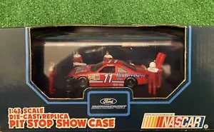 Die Cast Replica Pit Stop Show Case NASCAR #11 Bill Elliott 1992 1:43 Scale - Picture 1 of 5