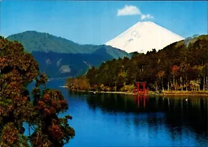 Hakone Mount Fuji Postcard Japan. Old Vintage 70s 80s Mountain Landscape - Picture 1 of 2