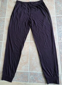 Nuevo sin etiquetas Virgin Atlantic Loungewear Pantalones Jogger Berenjena Púrpura Hombres S-M - Imagen 1 de 8
