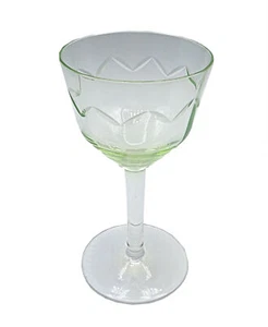 Vaso de uranio copa antigua copa de vino años 20 (1) - Imagen 1 de 3