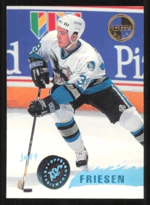 1995 Topps Stadium Club JEFF FRIESEN Members Only card SAN JOSE SHARKS #106 - Image 1 of 2