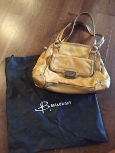 B Makowski Saddle Color Handbag