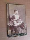 I T Dando & Sons, Newport, Mon. CDV of Young girl with basket