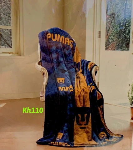 Pumas Silk Touch Sherpa Throw Blanket 50"x 60" Cover