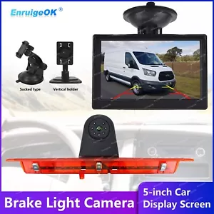 5" Monitor & Rear View Backup Camera Kit For Ford Transit Van w/ Suction Cup - Picture 1 of 21