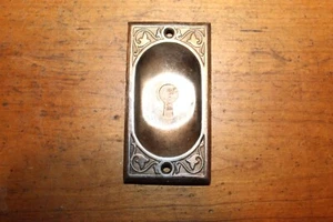 Antiguo escudo de puerta de bolsillo con cerradura Taylor Boggis H-21101 C:1885 S-211 - Imagen 1 de 4