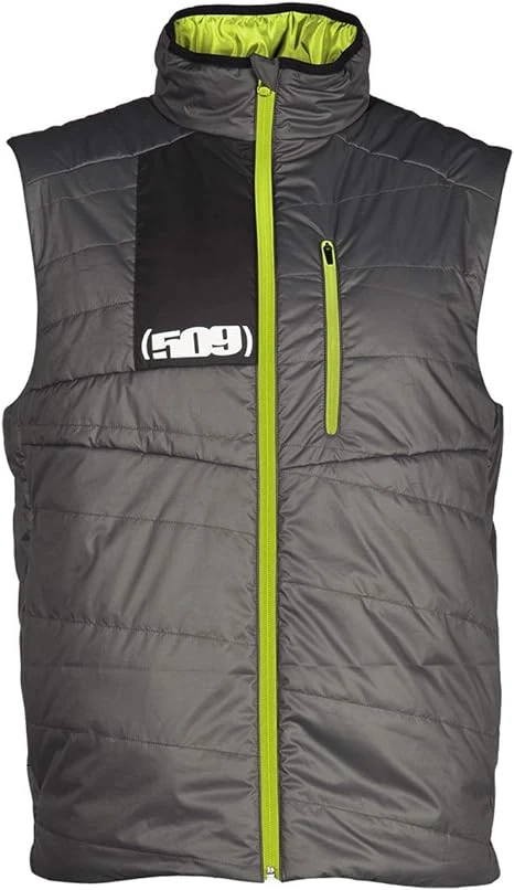 Chaleco de moto de nieve Closeout 509 adulto SYN Loft gris/alta visibilidad talla mediana Foto 1 de 2