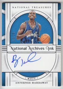 2023-24 Panini National Treasures Anfernee Hardaway Archives Ink Auto 14/25 - Picture 1 of 2