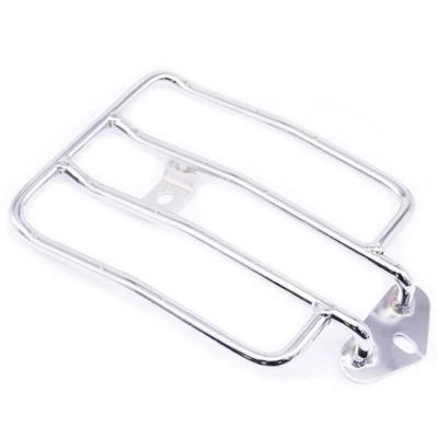 Universal Luggage Rack In Chrome For Harley-Davidson Sportster and Custom Bikes - Image 1 of 4