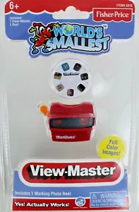 World's Smallest VIEWMASTER Toy Doll Mini Miniature NEW View-Master & Reel NEW - Picture 1 of 9