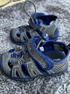 Náutica Kids Toddler Water Shoe Sandals Blue Boy Gray Size 7 T Logo  - Picture 1 of 8