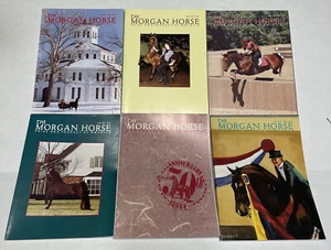 6 Issues- Morgan Horse Pride Products America- 1991- Feb, Apr, May, Jun, Oct,Dec - Picture 1 of 16