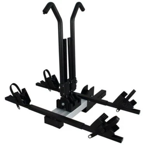 Portador de portabicicletas se adapta a receptor de enganche de 2 pulgadas 2 bicicletas 90 libras de capacidad plegable - Imagen 1 de 5