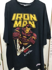 Marvel Johnny Blaze Iron Man Vintage T Shirt Size XL Very RARE! - Picture 1 of 8