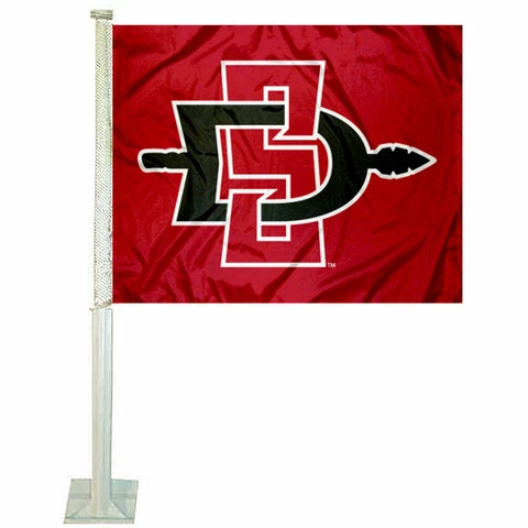 San Diego State Aztecs Car Auto Window Flag Cover