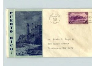 PORTO RICO, U.S. Possesso, 1937 annullato SAN JUAN, P.R., primo giorno di emissione - Foto 1 di 1