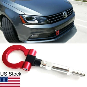 1Pc Red Track Racing CNC Trailer Tow Hook For VW Volkswagen Jetta MK6 2011-2018 - Picture 1 of 6