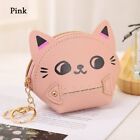 Cartoon Cat Small Cute Coin Bag Mini Wallet Clutch Bag Pu Leather