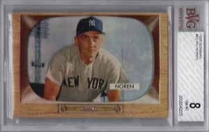 1955 BOWMAN CARD #63 IRV NOREN Graded BVG 8 NM-MT - Picture 1 of 2