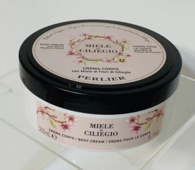 Crema corporal Perlier MIELE di CILIGIO flor de cerezo 6,7 OZ Crema Corpo Foto 1 de 4