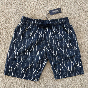 NEW WITH TAGS AUTHENTIC VILEBREQUIN SWIM TRUNKS FOR KIDS - 10 YEARS - NAVY BLUE