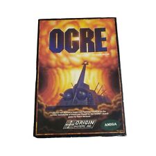OGRE Commodore Amiga Game Box and Manuals ONLY RARE and HTF