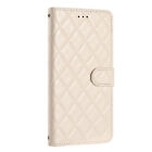 Phone Cover For Samsung Note 20 10 S7 S6 Rhombus Embossed Pu Leather Wallet Case