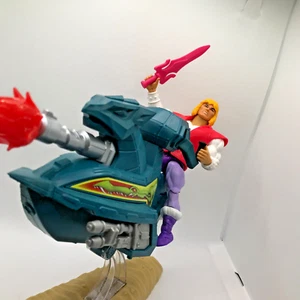 2020 Motu Masters Of The Universe Origins Prince Adam w/Sled Mattel LOOSE JC - Picture 1 of 4