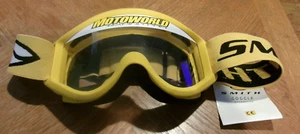 Smith EVO MotoWORLD series Goggle with Clear Lens YELLOW FRAME - Bild 1 von 5