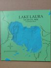 LAKE LAURA, VILAS COUNTY WI, STAR LAKE, 3-D LAKE MAP, RESIN CAST, LTD EDITION