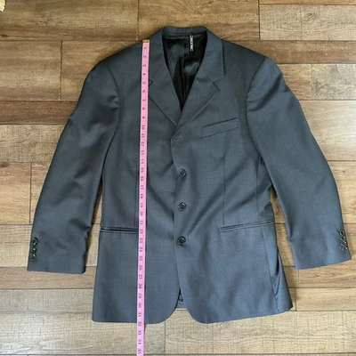 Шерстяной блейзер Zanetti Capry Cerruti 1881 42R Super 120s сделано в Италии мужской костюм 39703 - Изображение 1 из 4